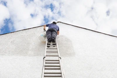 Peinture extérieure à la Trinité-Porhoët — façades et ravalement